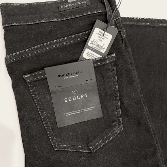 CITIZENS OF HUMANITY Rocket Crop High Rise Skinny Jean in Siren - Picture 7 of 7